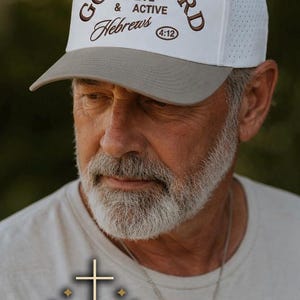 Gottes Wort – aktiv und lebendig – Glaubensbasierte 5-Panel-Kappe