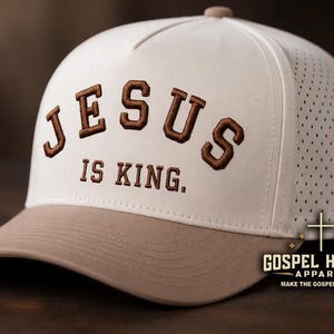 Jezus is Koning - Geloofsgebaseerd 5-panel pet
