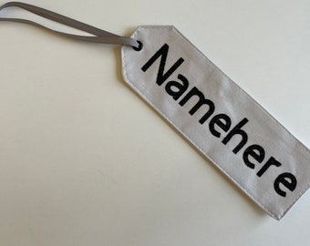 Name Tag for Christmas Stocking