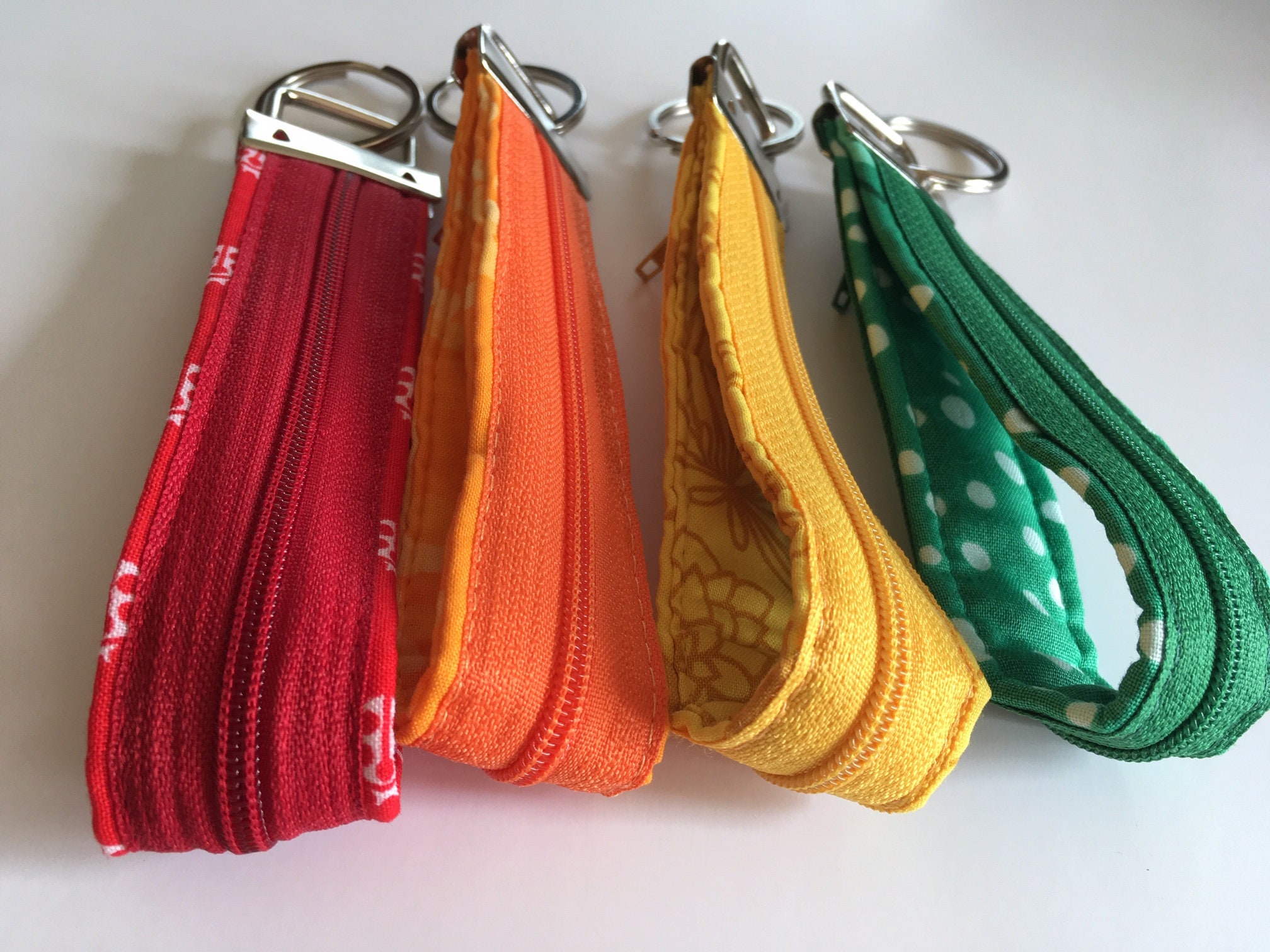 Zipper Key Fobs Zipper Key Chains Etsy