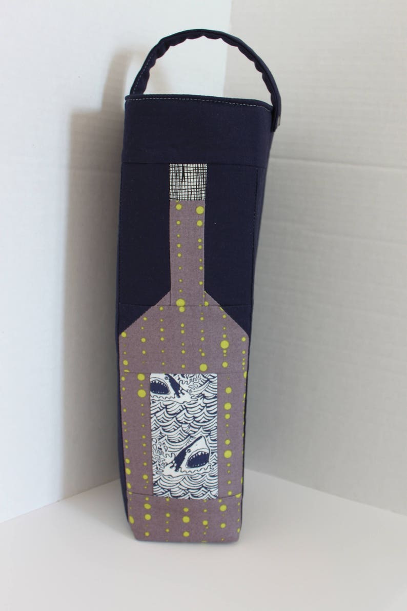 Wine Tote Bag Pattern PDF Bag Pattern Wine Tote Wine Quilt Etsy