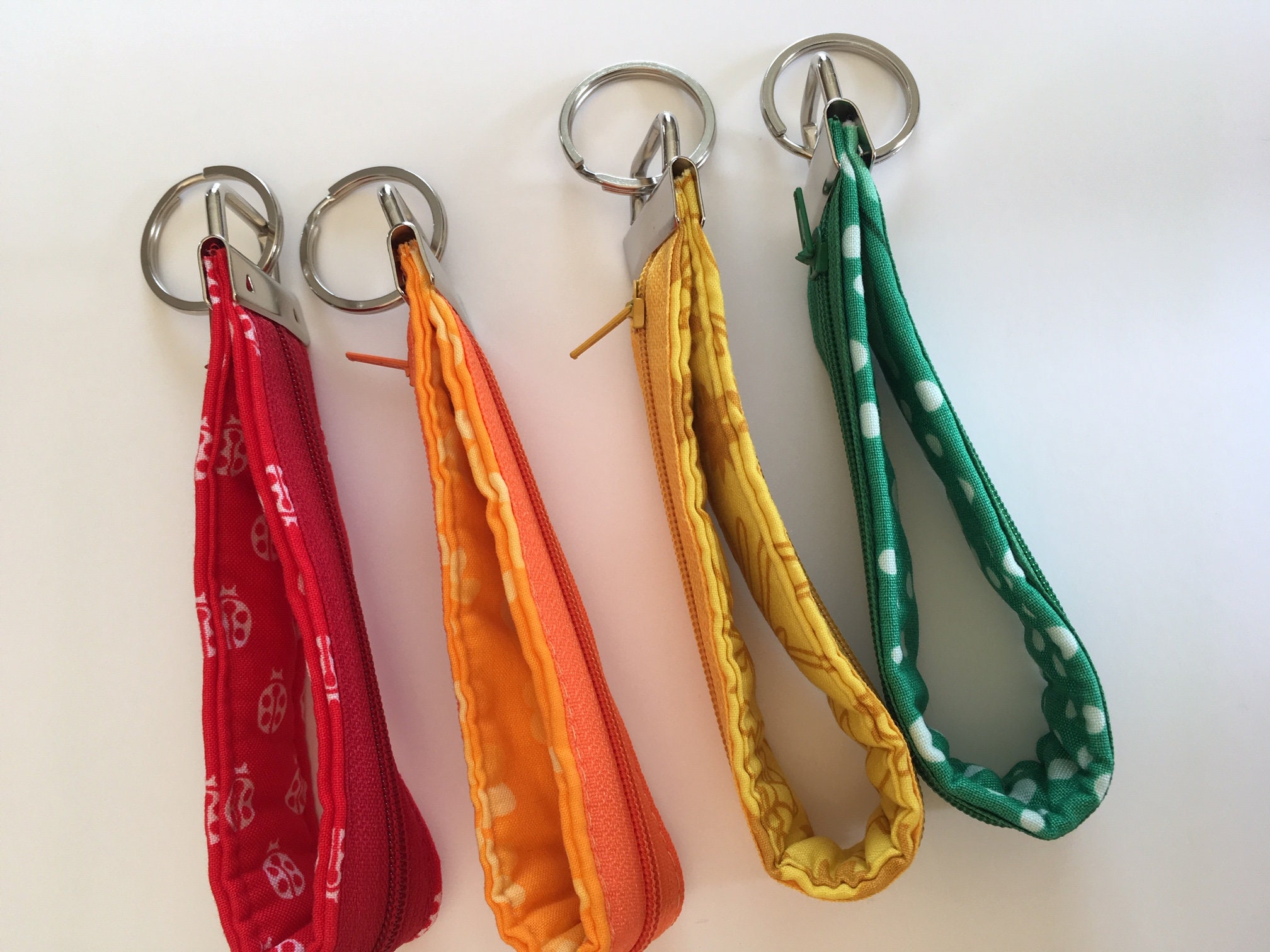 Zipper Key Fobs Zipper Key Chains Etsy