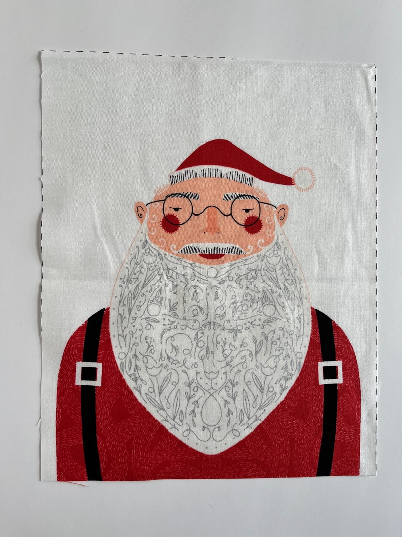 Quilted Christmas Stocking, Personalized Stocking, Santa, Polar Bear, Snowman, Deer image 7