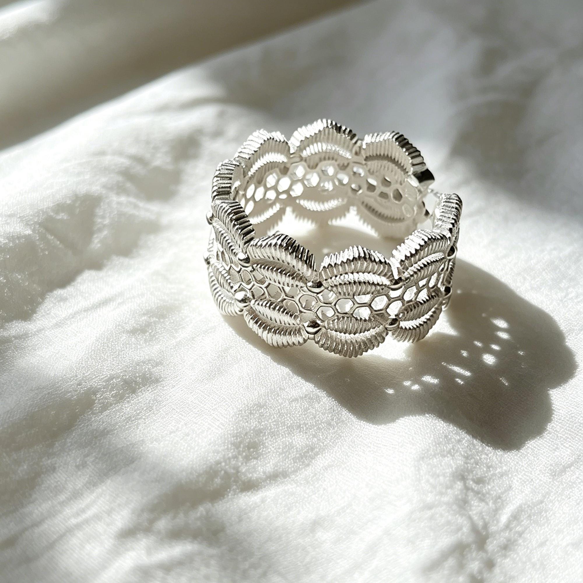 Silver filigrane ring - Etsy 日本