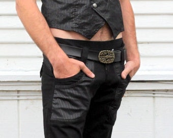 Men&#39;s Rockstar Flare Dancin&#39; Pants. A Fitted low-rise Man Pant By Amae Love Designs