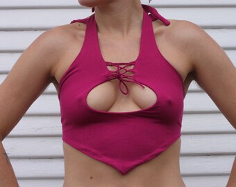 Hot Pink Adjustable Pretty Little Titty Top