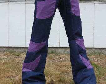 SALE XL Blue and Purple Jeans Rockstar 