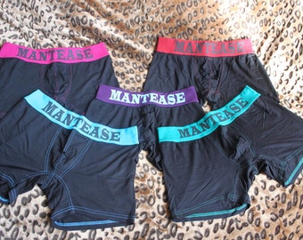 Mens Underwear, Bamboo MANTEASE Manties: sexy boxer briefs
