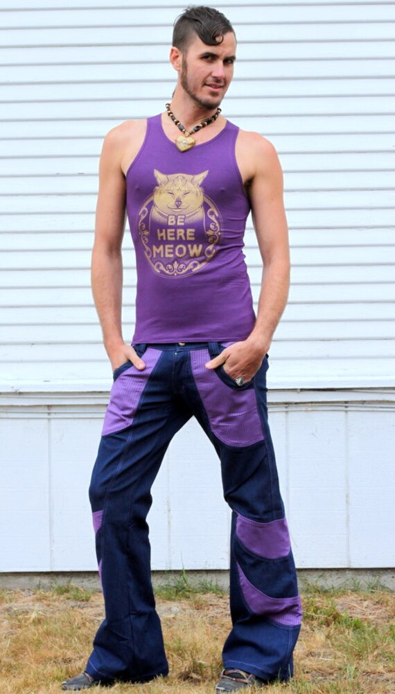 SALE XL Blue and Purple Jeans Rockstar 