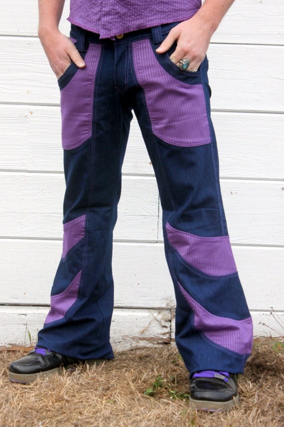 SALE XL Blue and Purple Jeans Rockstar 