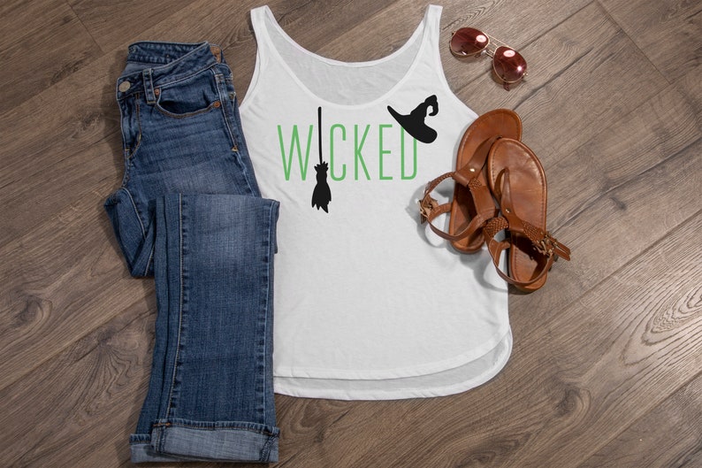 Halloween Tank Top Black Wicked Tank Top