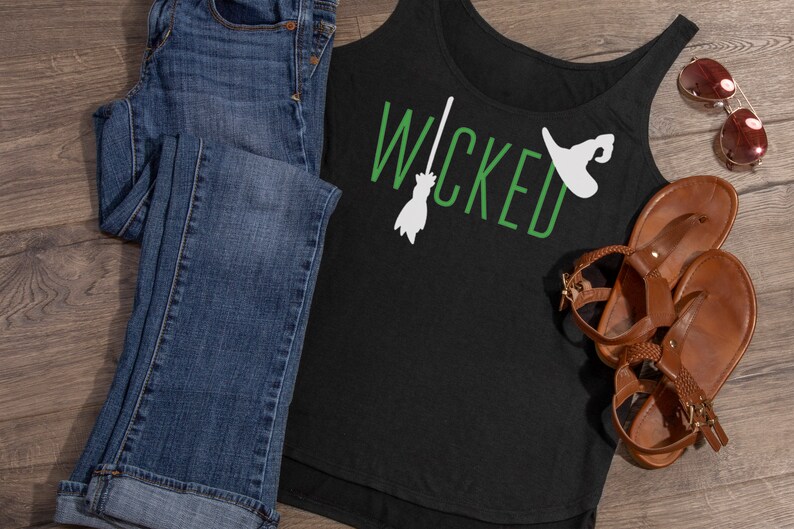 Halloween Tank Top Black Wicked Tank Top