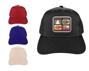 New same shit different hat  Baseball Cap Personalized Cotton Hat
