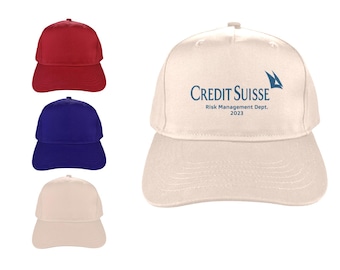 Credit Suisse Risk Management Department  Baseball Cap Personalized Cotton Hat