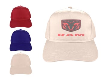 Dodge RAM 1500 2500 3500 2013-2025 Baseball Cap Personalized Cotton Hat