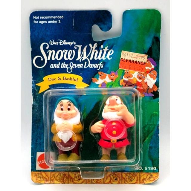 Seven Dwarfs Figures Mattel - Etsy