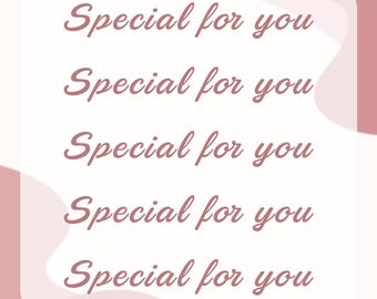 Especial para ti