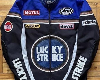 Chaquetas Lucky Strike Chaquetas de carreras Lucky Strike Chaquetas bomber Chaquetas de motociclista Lucky Strike Chaquetas de carreras para hombre