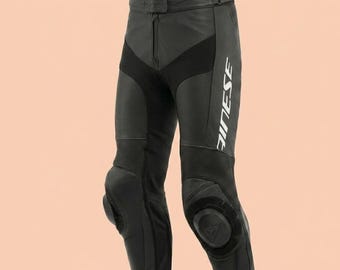 Pantalon en cuir Dainese Pantalon motard en cuir Dainese Pantalon en cuir haut de gamme Pantalon en cuir de course Dainese