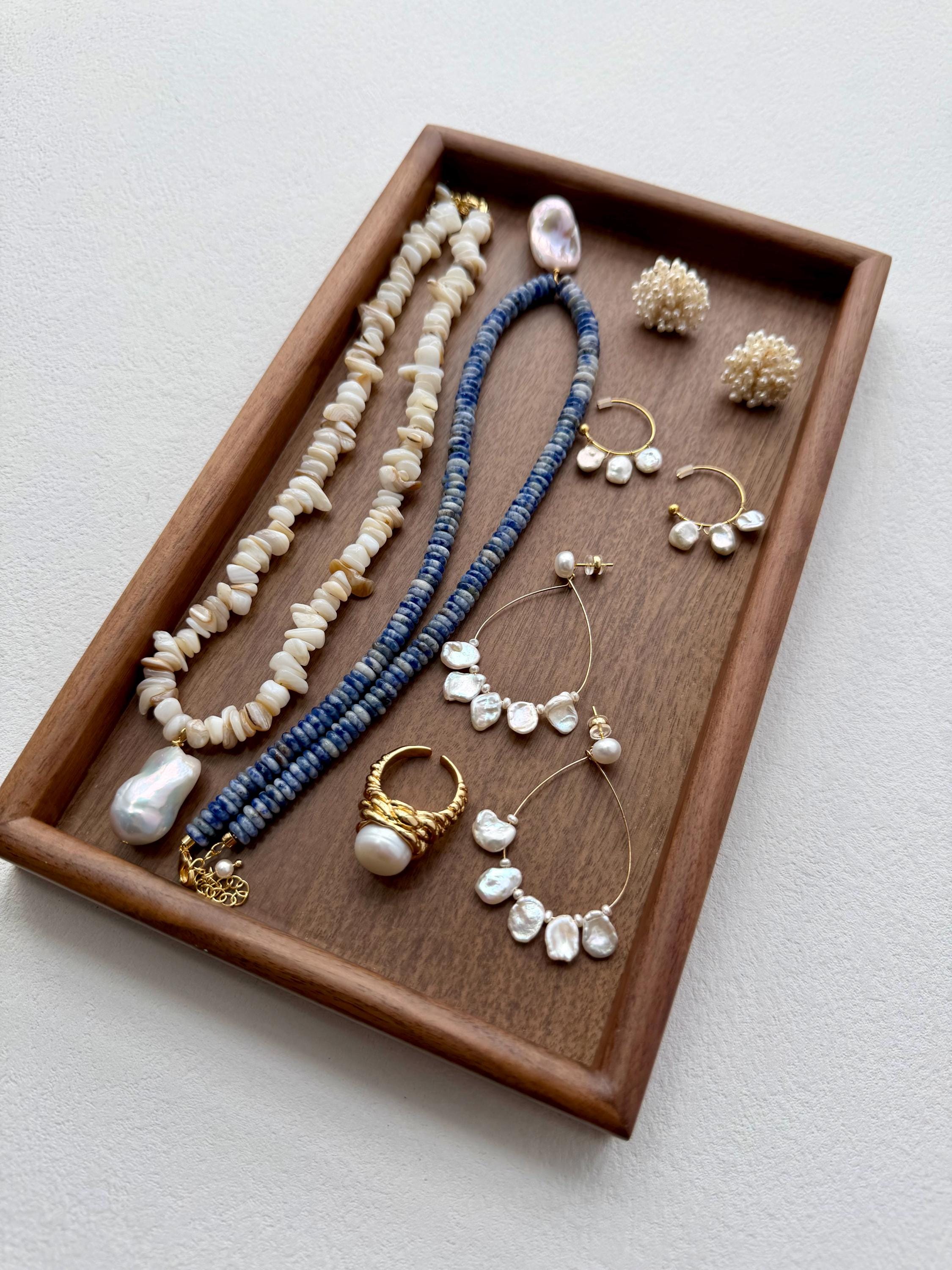 Handcrafted Freshwater Pearl Flower Earrings – French Baroque