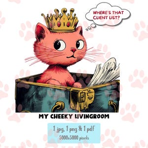 Anti-Trump / RESISTERE al fascismo / Dov&#39;è quella lista clienti / Cartello di protesta politica / Arte del gatto / ClipArt Download digitale Adesivo politico