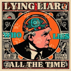 TRUMP Is A LIAR PNG | Political Button | Digital Button Art | Printable Digital Download | Anti war Clipart |  Button maker Clipart