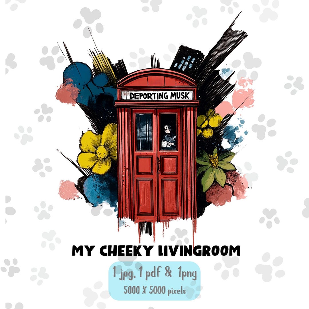 国外追放 イーロン・マスク jpg png pdf クリップ アート | デジタル ダウンロード | イーロン T シャツ グラフィック  5000x5000 px 300 dpi | ドクター WHO ターディス コミック スタイル - Etsy 日本, image size:1080x1080