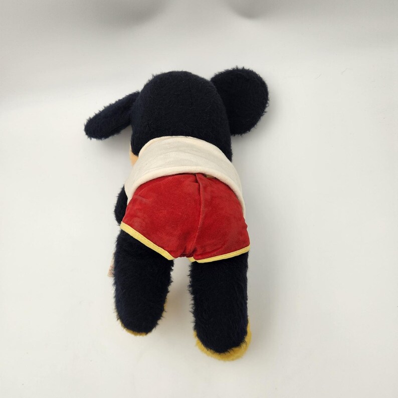 Vintage 1960's Mickey Mouse Plush Walt Disney Productions 12inch Made in USA image 9