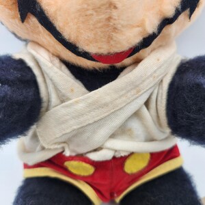 Vintage 1960's Mickey Mouse Plush Walt Disney Productions 12inch Made in USA image 5