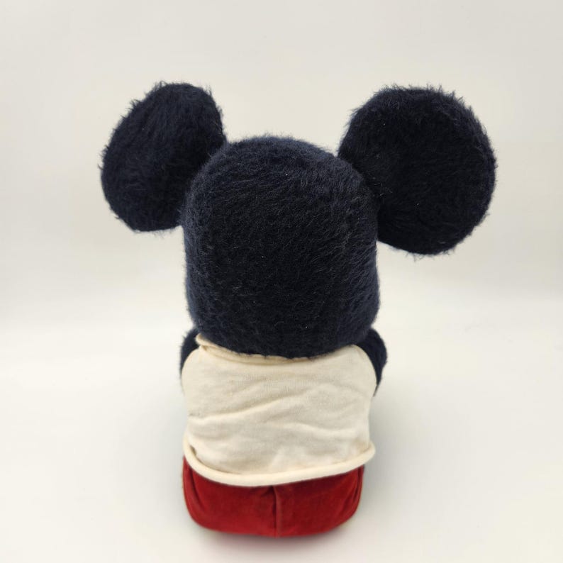 Vintage 1960's Mickey Mouse Plush Walt Disney Productions 12inch Made in USA image 8