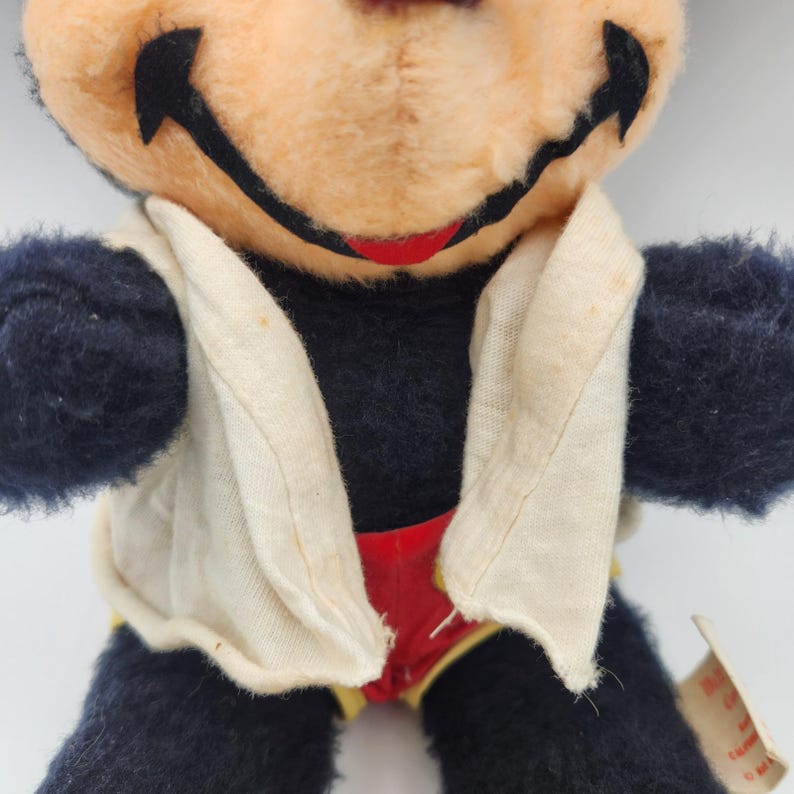 Vintage 1960's Mickey Mouse Plush Walt Disney Productions 12inch Made in USA image 7