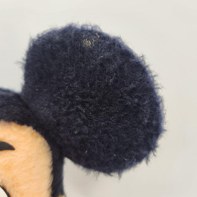 Vintage 1960's Mickey Mouse Plush Walt Disney Productions 12inch Made in USA image 3