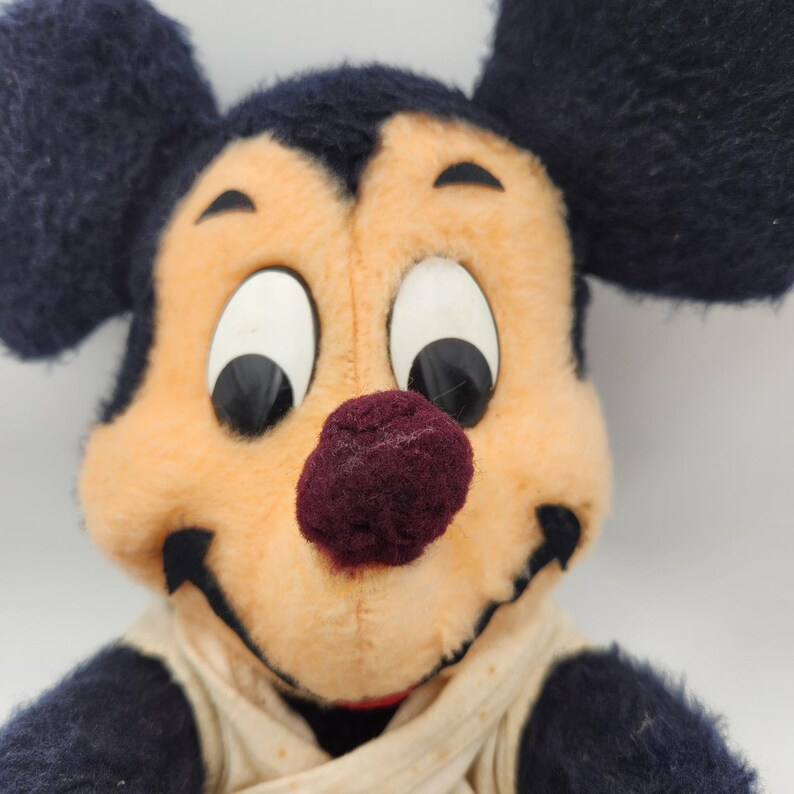 Vintage 1960's Mickey Mouse Plush Walt Disney Productions 12inch Made in USA image 2