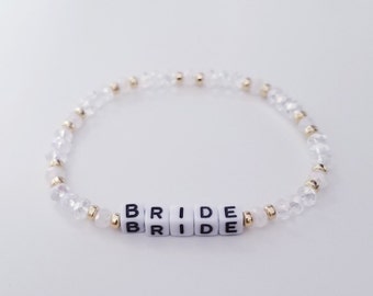 Custom word thin bracelet/ Custom name or initials Bracelet/ Gift for her/ Crystal/ Beaded Bracelet/ Single Bracelet/ 4mm Square Letter Bead