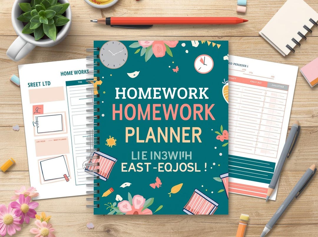 Editable Homework Planner PDF | Student Assignment Checklist, Study ...
