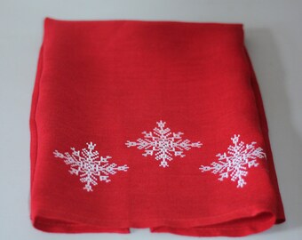 Snowflake Hand Towel Etsy