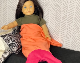 18 inch doll accessory Mermaid Tail Blanket