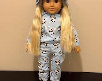 18 inch doll Panda print sweatsuit