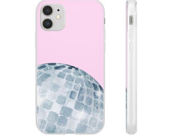 Disco Ball Phone Case | Pink Cover for iPhone & Samsung Galaxy
