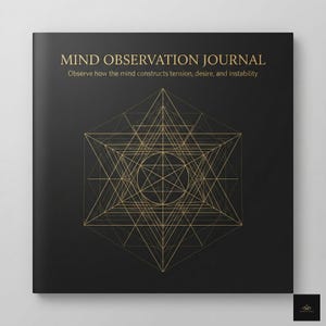 Diario de Observación Mental / Psicología Budista, Registro de Pensamiento Excesivo (Descarga Digital)
