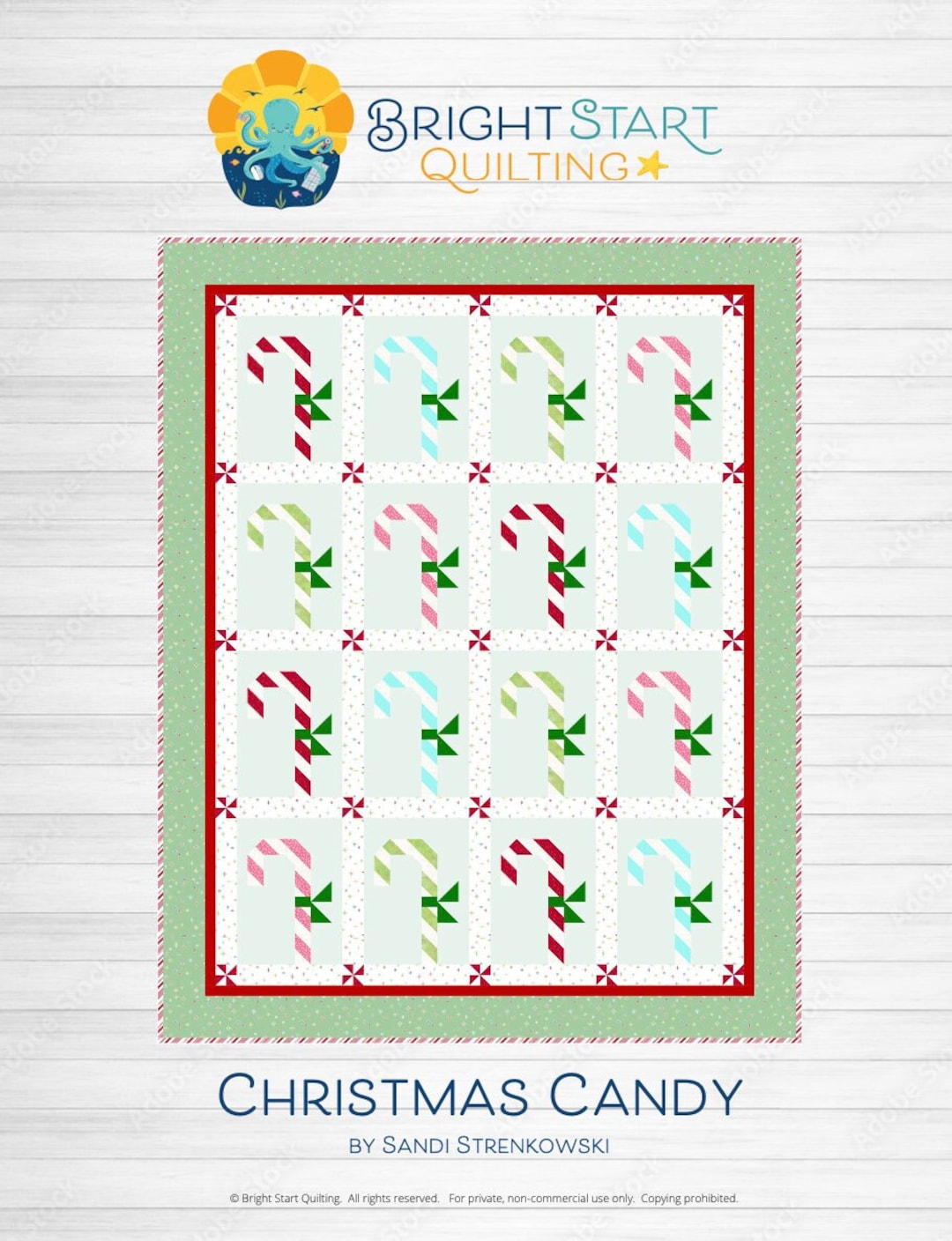 Christmas Candy Quilt Pattern PDF Download Etsy
