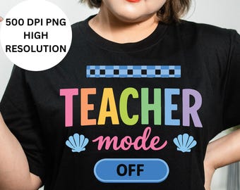 Mode professeur désactivé PNG SVG, conception de chemise Apple drôle (téléchargement numérique)