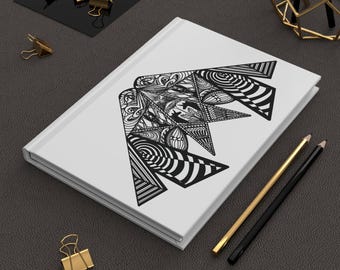 Unicorn Moth Hardcover Journal | Matte Cover