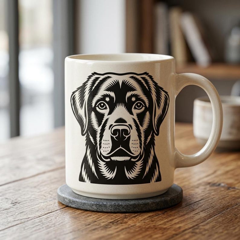 Labrador Retriever Svg Png Dxf Eps, Black Lab Dog Face Svg, Dog ...