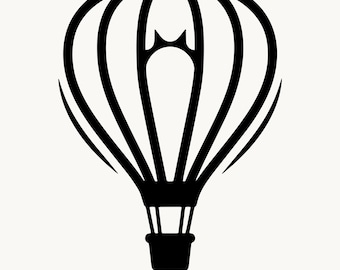 Hot Air Balloon Svg, Balloon Svg Cut File, Air Balloon Png, Cricut Svg Files, Nursery Decor Svg, Digital Download