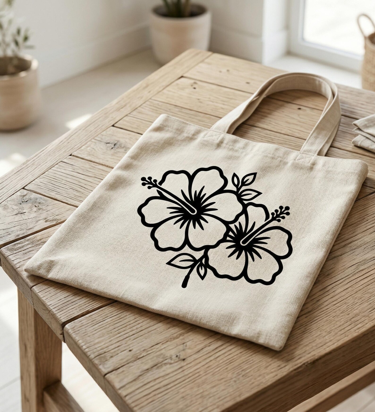 Double Hibiscus Flower SVG Png,tropical Flower SVG Cut File for Cricut ...