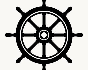 Ship Wheel Svg, Nautical Ship Wheel Cut File, Boat Wheel Svg Png | Sailing Clipart Cricut File | Steering Wheel Svg Instant Digital Download
