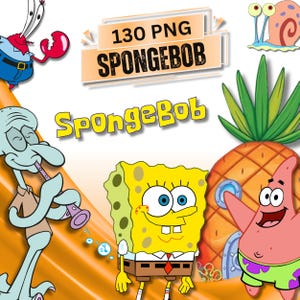 SpongeBob SVG-Bundle, SpongeBob PNG, SpongeBob Clipart, SpongeBob Schwammkopf, Patrick SVG, SpongeBob Cricut, Sofort-Download