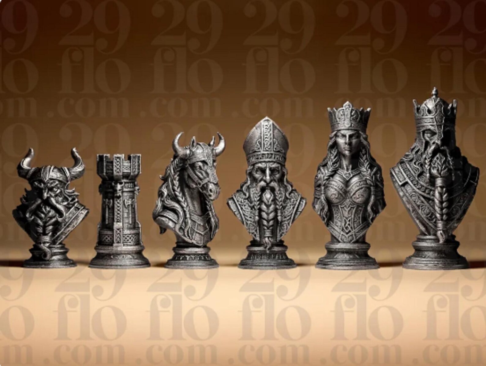 Wikinger Chess Nordic Viking Chess Pieces, Norse Mythology, Medieval Inspired Game ...