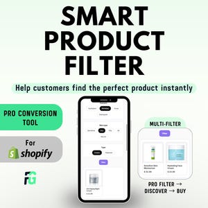Shopifyスマート商品フィルター – Shopifyストア向けのタグベースの商品検索機能で、顧客を適切な商品に素早く誘導